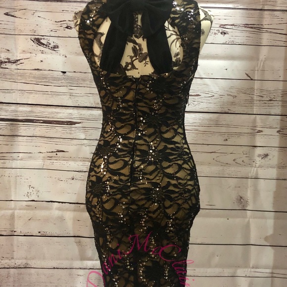 B. Darlin Sequined Cocktail Dress - Picture 2 of 7
